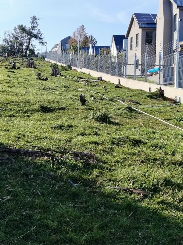 Mesh fence around an open plot — Jozelle Fencing & Projects